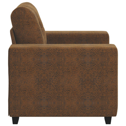 Fauteuil Kunstleer Bruin 60 cm 59 cm