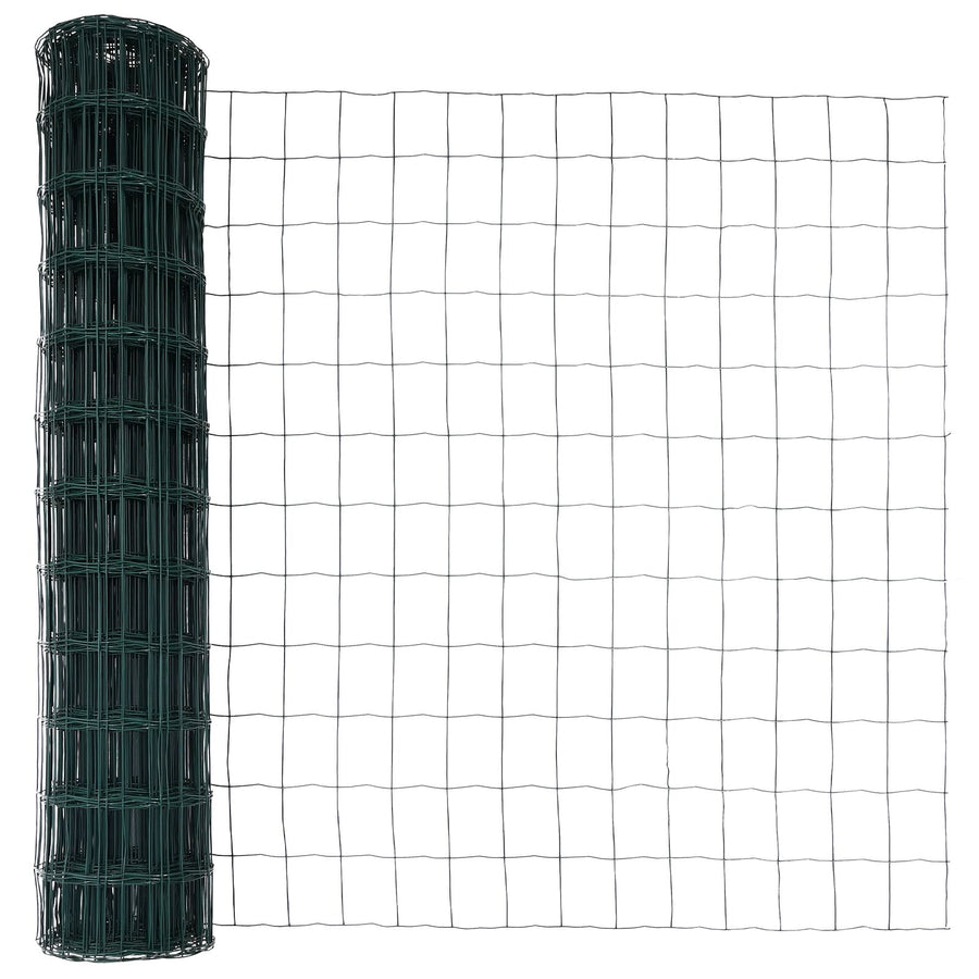 Euro Hek Met 7 Spike Posts 1X10 M Gegalvaniseerd Staal Groen Gegalvaniseerd Staal