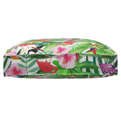 Buitenkussen Polyester 80 X 12 X 80 Cm Duurzaam Tropische jungle