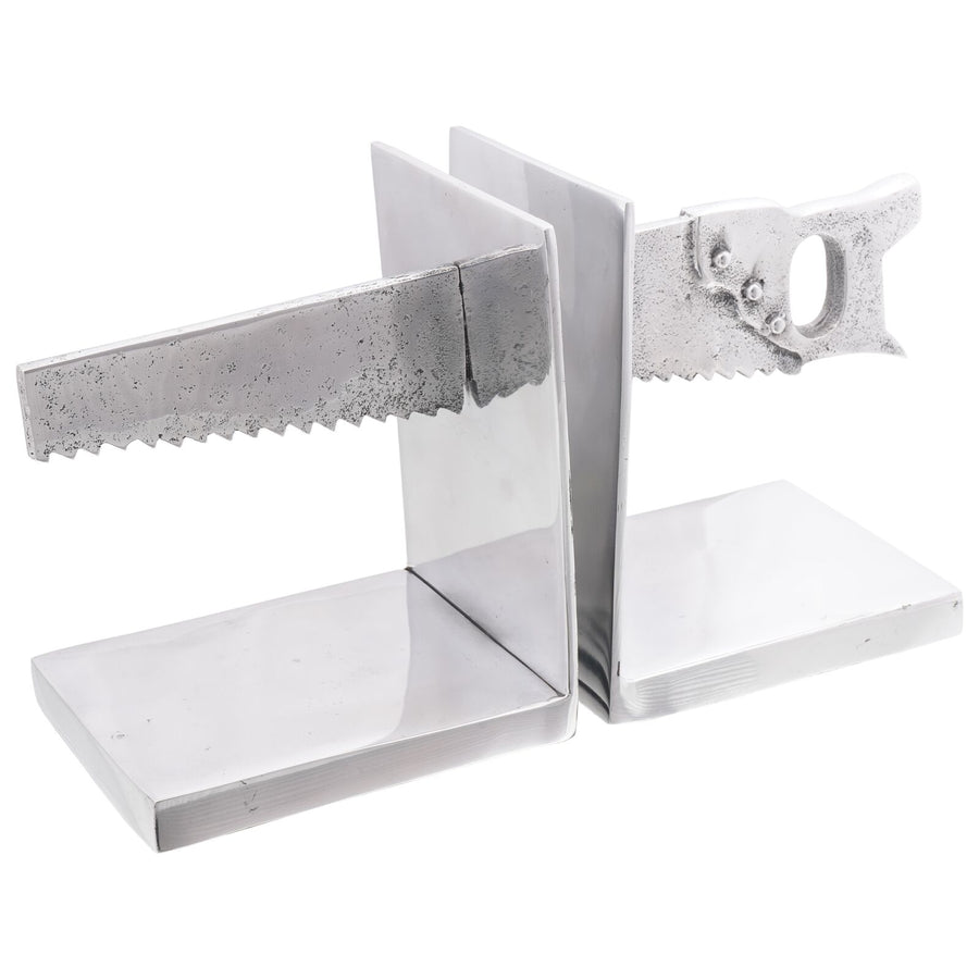 Boekensteunen 2 Stuks Zilver 11X14X17,5 Cm Aluminium Zaag