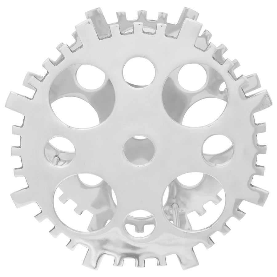 Wijnrek Zilver 15.4X5.5X15.4 Inches Aluminium
