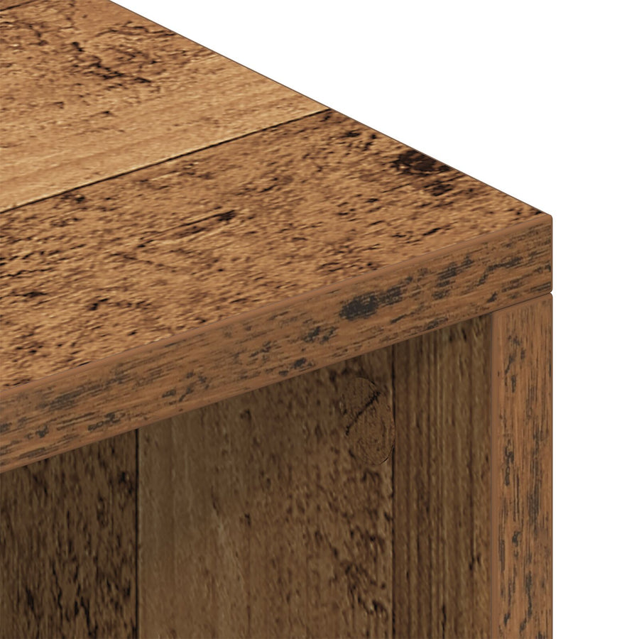 Tv-Meubel Met Houten Poot 69.5X30X50 Cm 69.5 cm Oude hout