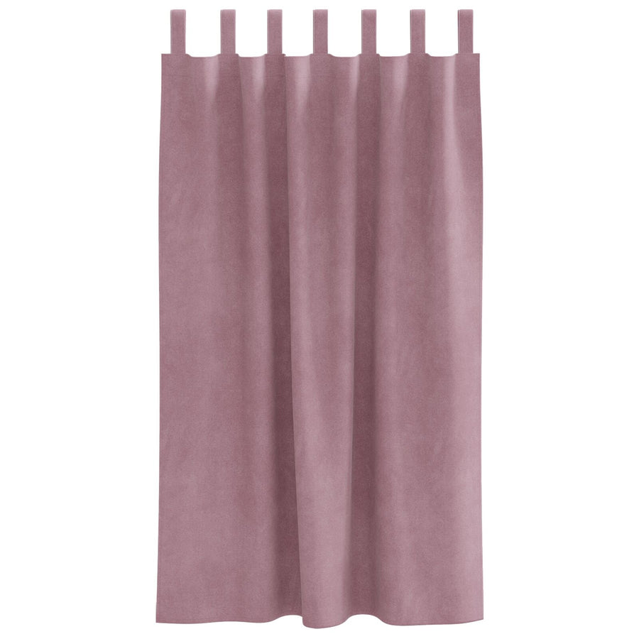 Zwarte Verduisteringsgordijnen 2 Stuks Velours Donkerroze 140 x 175 cm met hanglussen