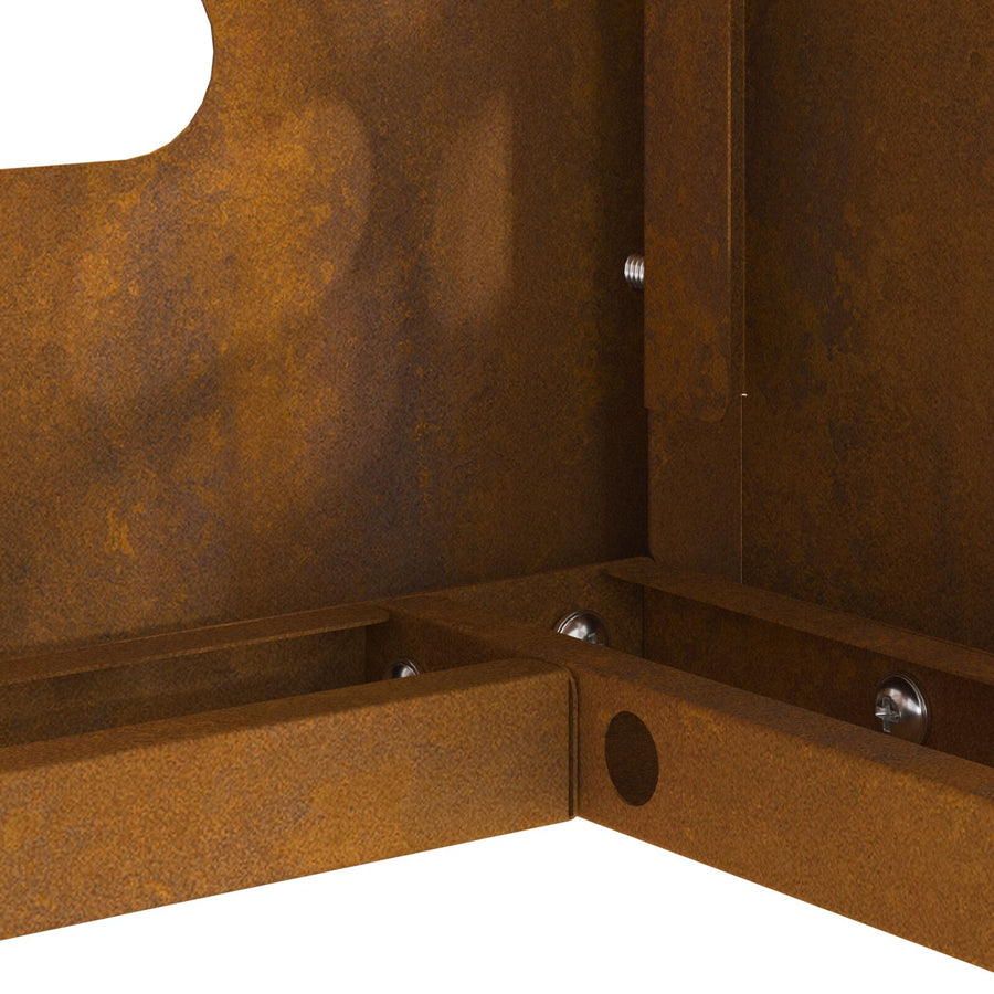 Ac Hoes Weerbestendig Staal Verwerend staal 110 x 50 x 80 cm