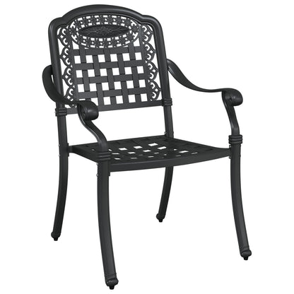Tuinstoelen 2 Stuks Gietijzer Zwart
