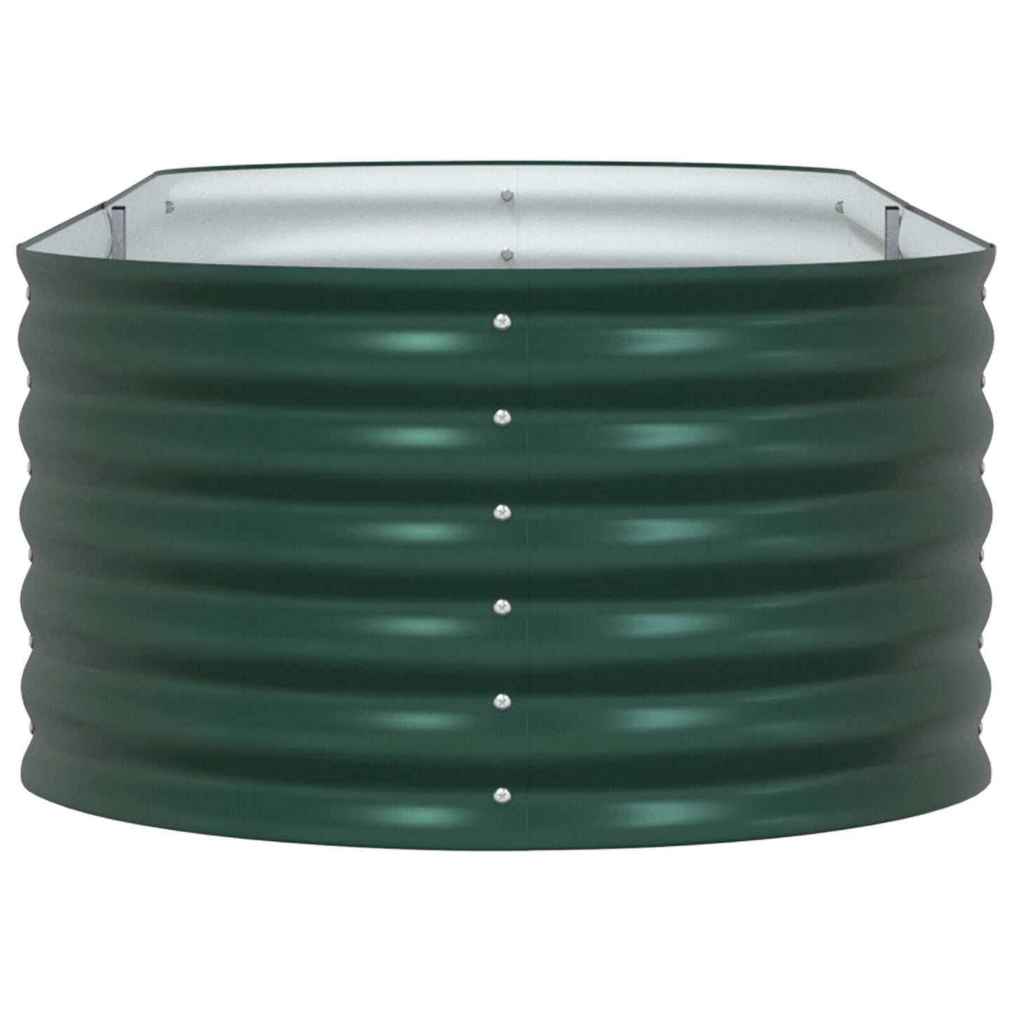Tuin Verhoogd Bed Gegalvaniseerd Staal 240 x 80 x 44 cm Groen