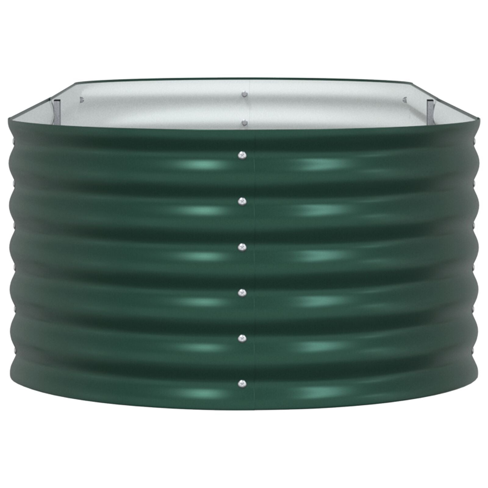 Tuin Verhoogd Bed Gegalvaniseerd Staal 240 x 80 x 44 cm Groen