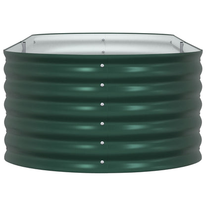 Tuin Verhoogd Bed Gegalvaniseerd Staal 240 x 80 x 44 cm Groen