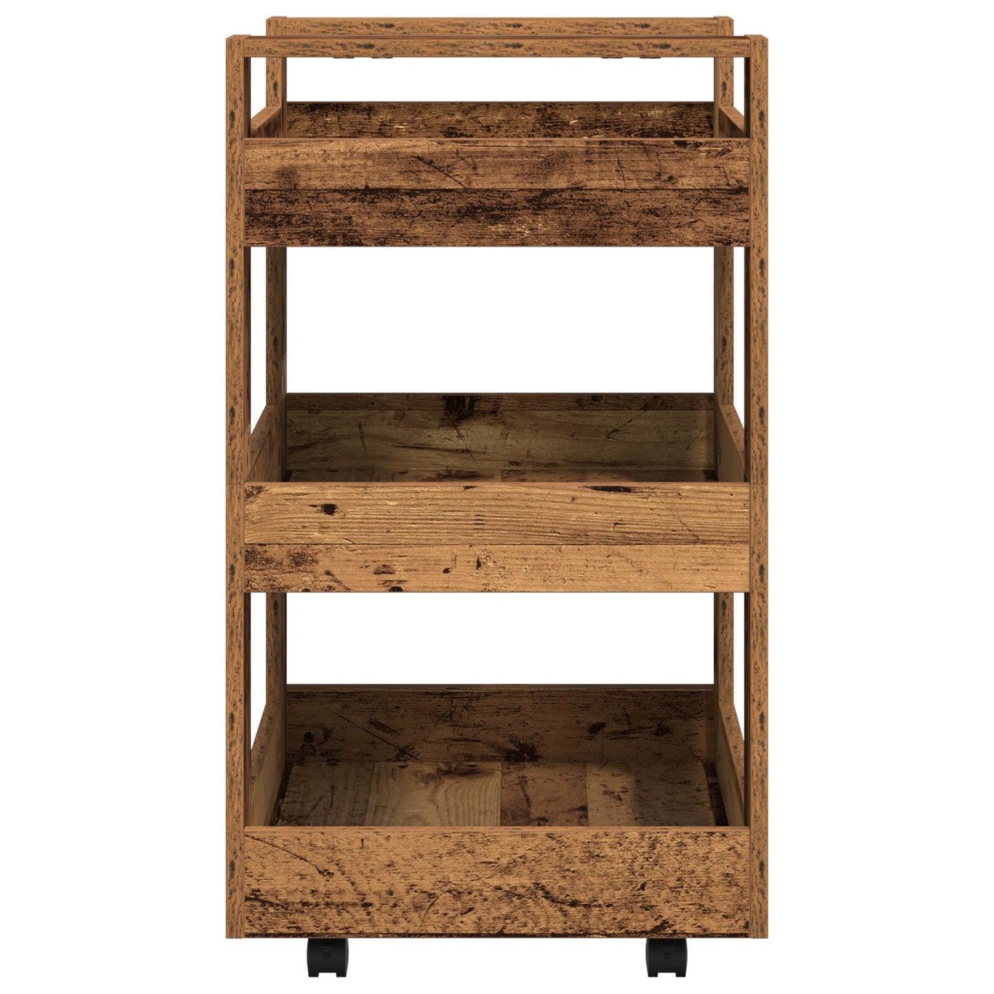 Keuken Trolley 60X45X80 Cm Geengineerd Hout Oude hout
