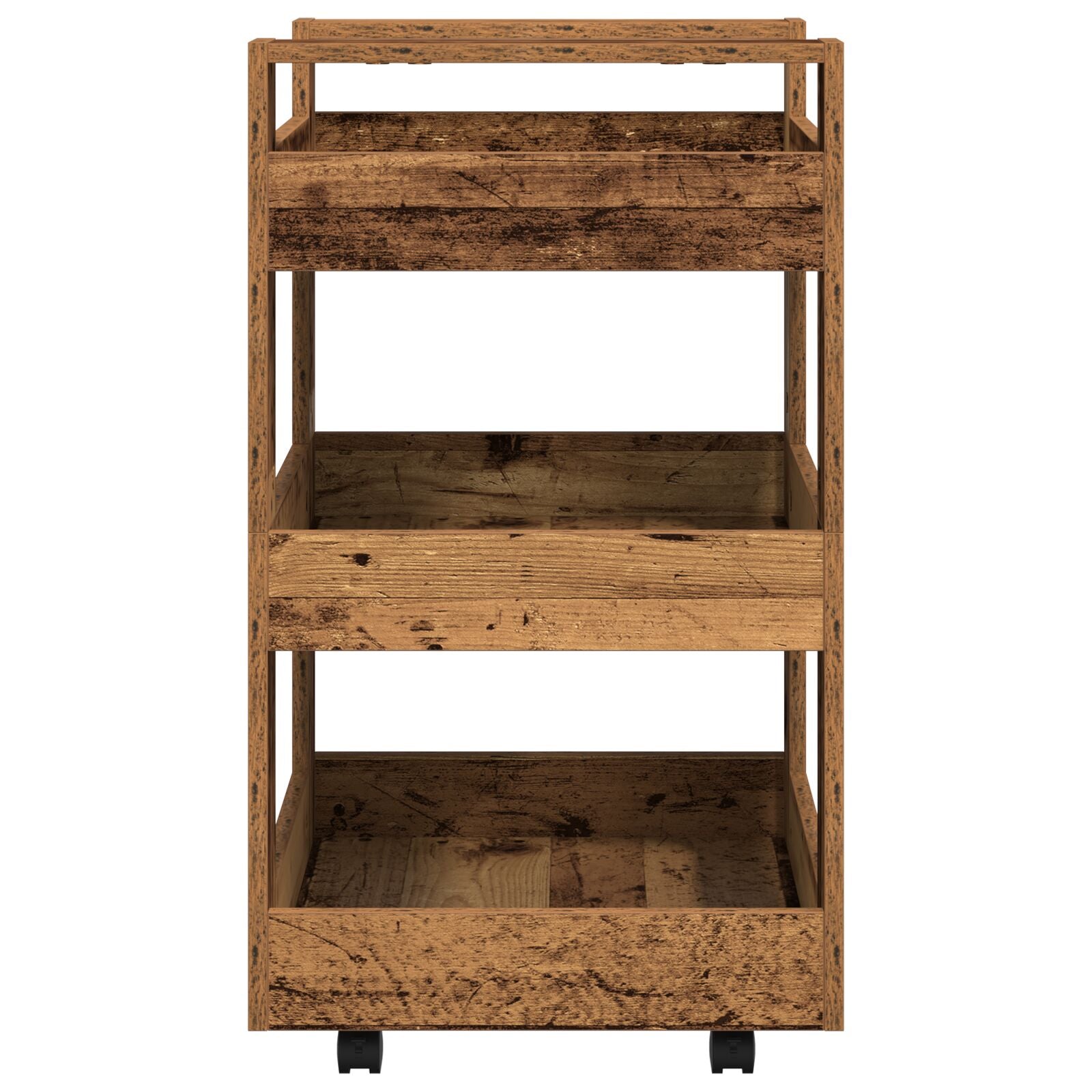 Keuken Trolley 60X45X80 Cm Geengineerd Hout Oude hout