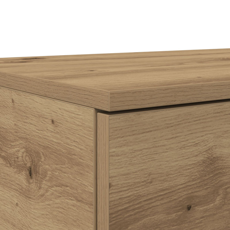 Nachtkastje Hout Ambachtelijk eiken 150 x 36.5 x 16.5 cm