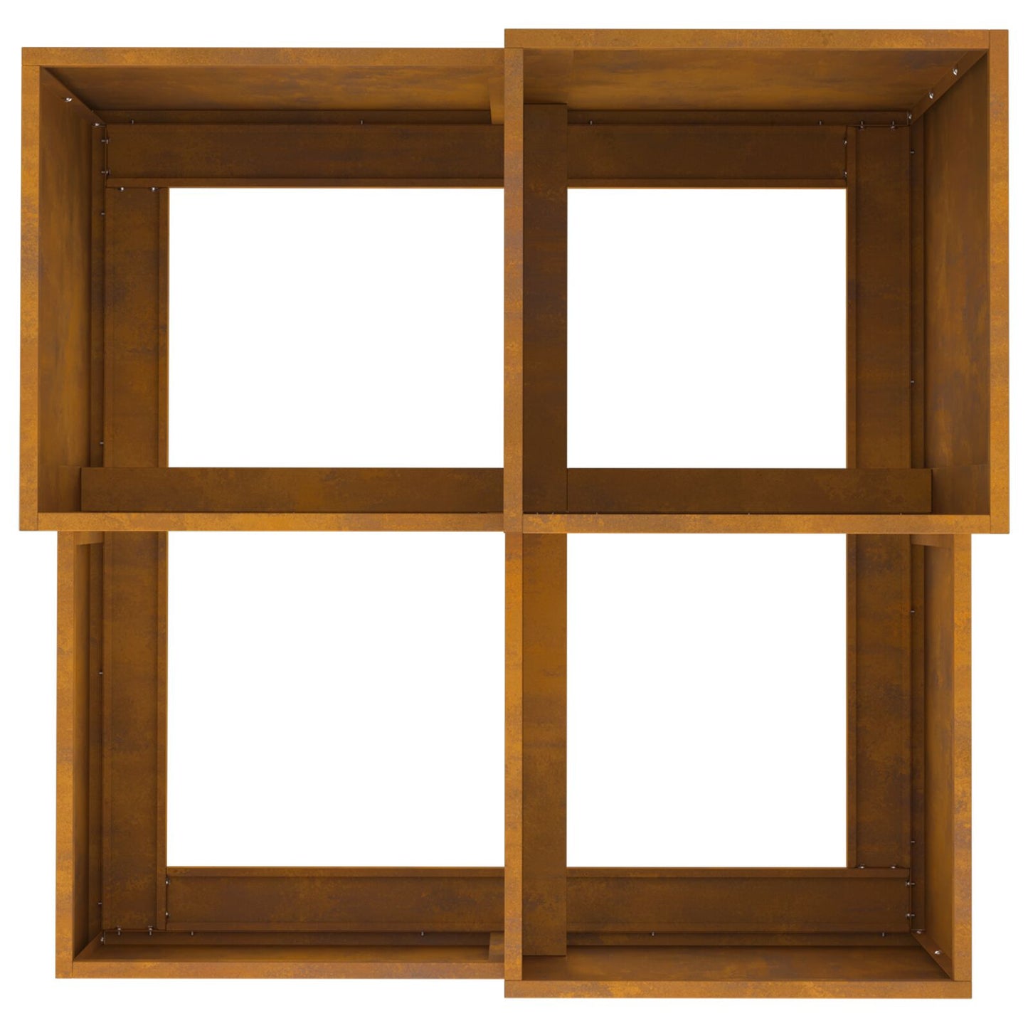 Tuinplanter Weerbestendig Staal Roestvrij staal 80 x 80 x 60 cm