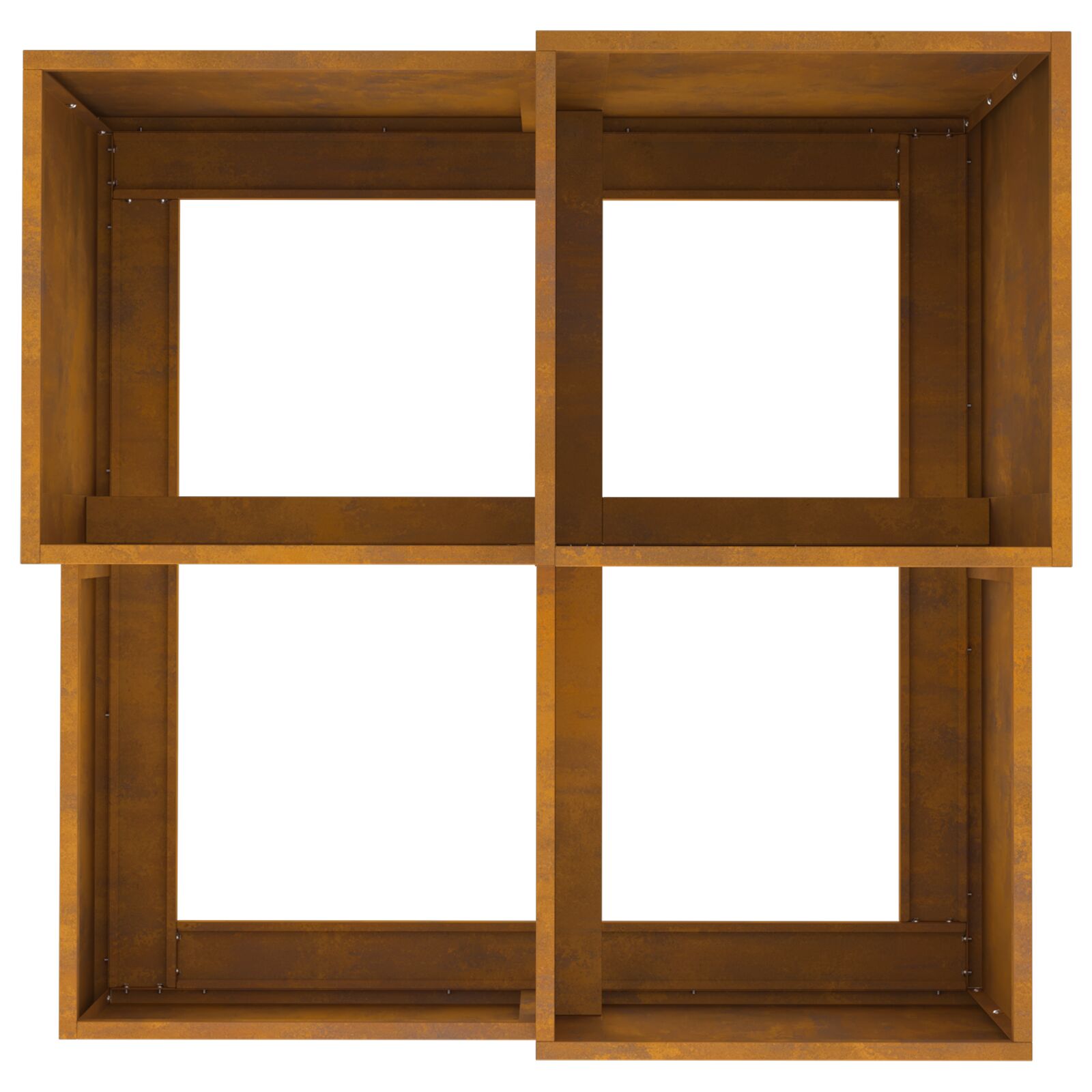 Tuinplanter Weerbestendig Staal Roestvrij staal 80 x 80 x 60 cm