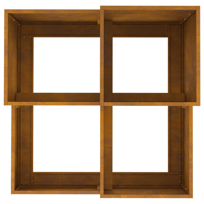 Tuinplanter Weerbestendig Staal Roestvrij staal 80 x 80 x 60 cm