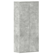 Schoenenkast 80x39x178 cm beton grijs spaanplaat
