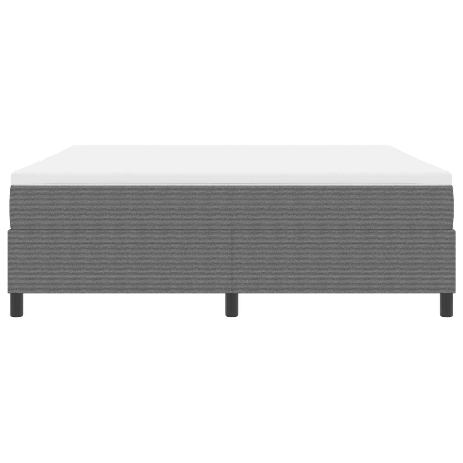 Boxspringbed Met Matras Lichtgrijs Super King Ribstof