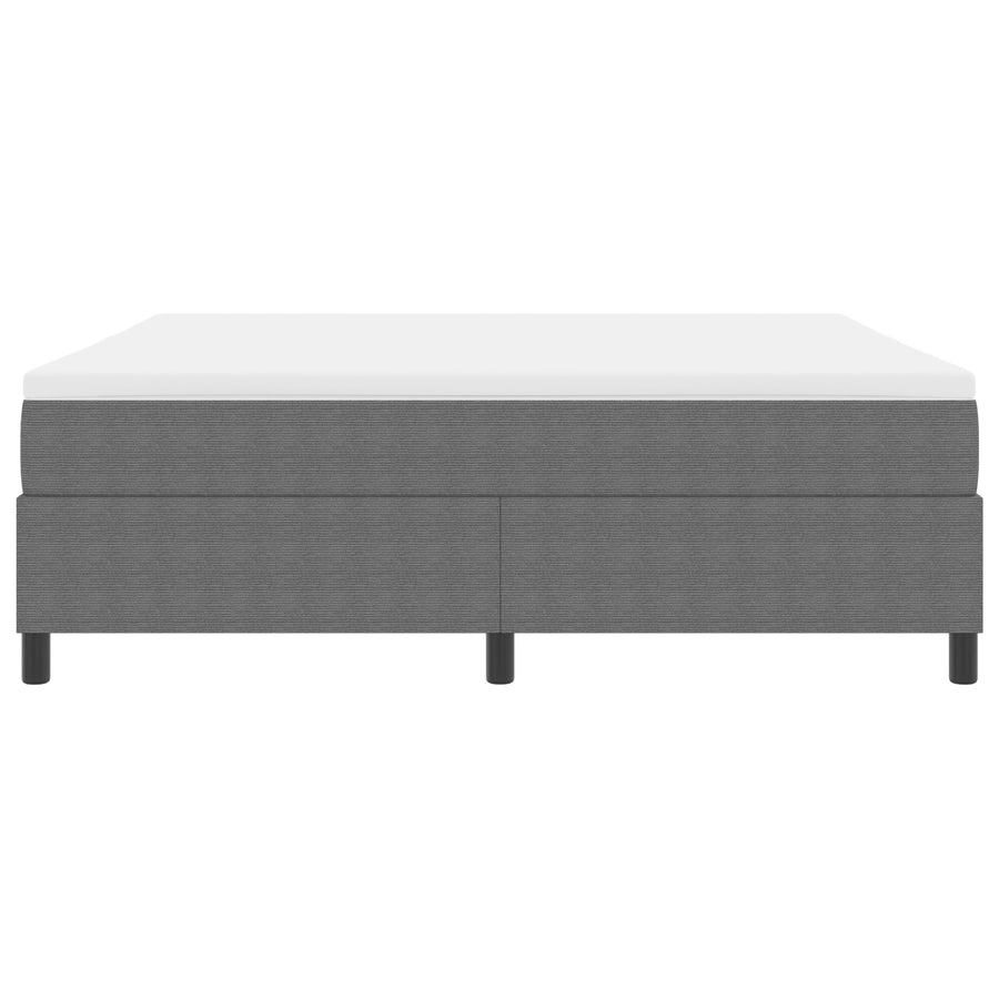 Boxspringbed Met Matras Lichtgrijs Super King Ribstof