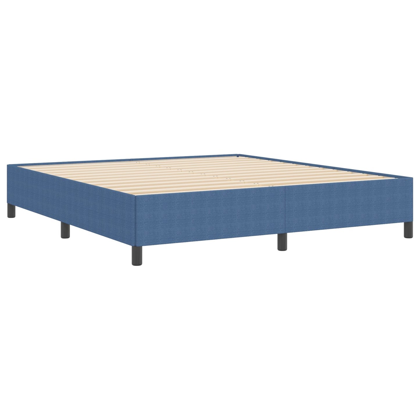 Bedframe Corduroy Stoffen Blauw 180 x 200 cm
