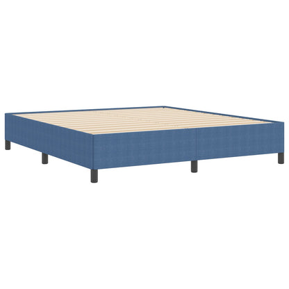 Bedframe Corduroy Stoffen Blauw 180 x 200 cm