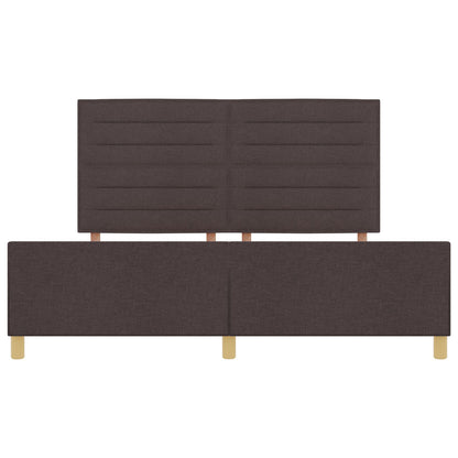 Bedframe Donkerbruin 180X200 Cm Stof Crème