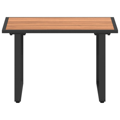 Bruine Tuin Koffietafel 55X55X35 Cm Dpc En Staal