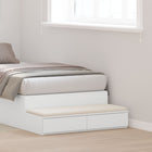 Bed drawers with drawer White 100 x 36.5 x 16.5 cm Engineered wood
