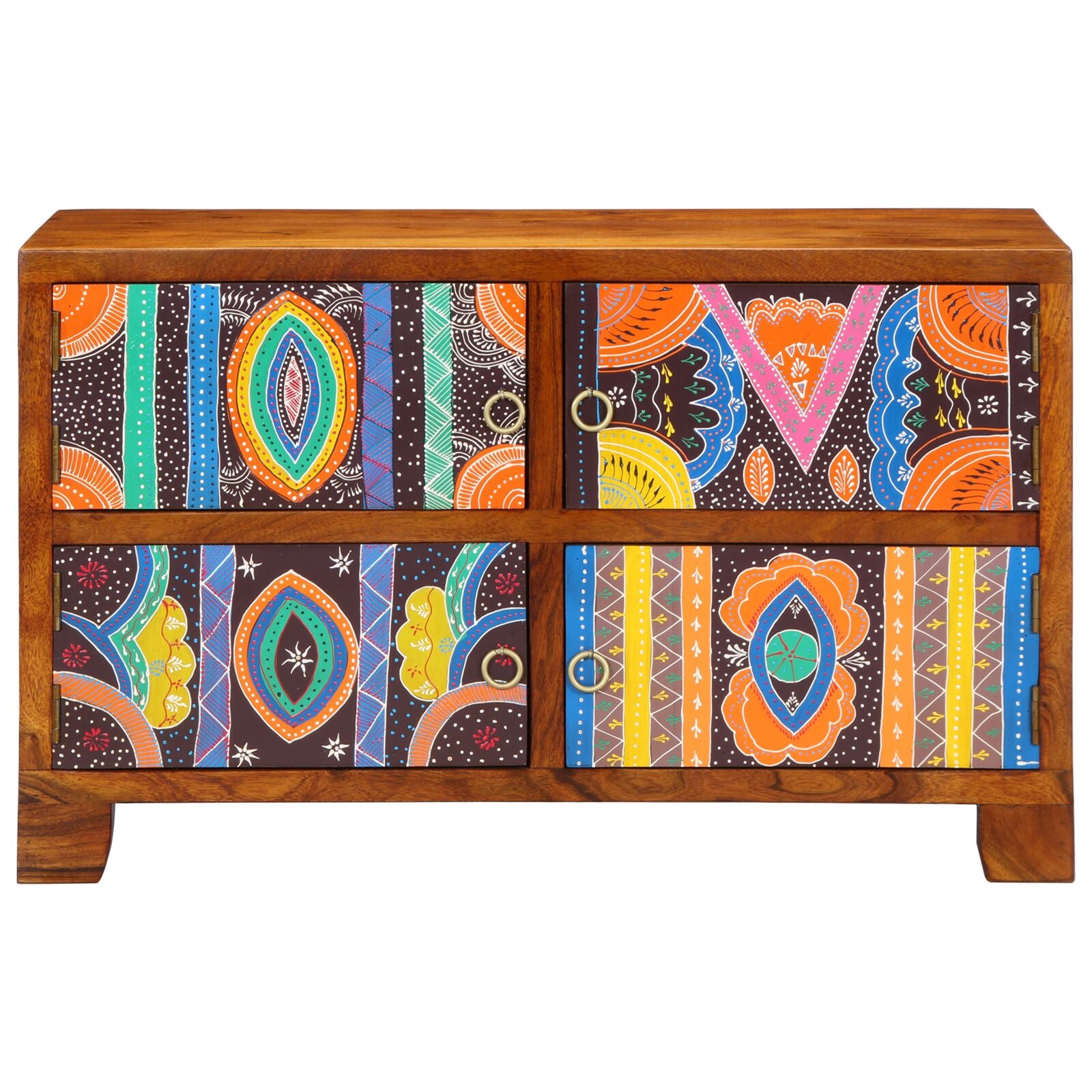 Schoenenkast 90X35X55 Cm Massief Acaciahout