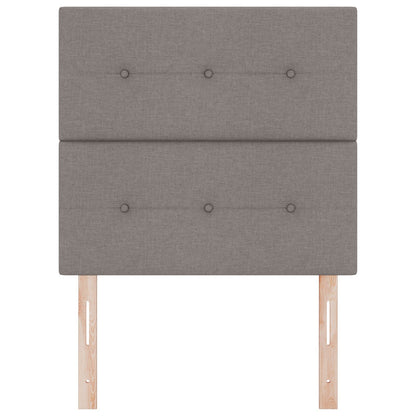 Hoofdbord Met Knopen Stof Taupe 80 cm Hoog hoofdbord