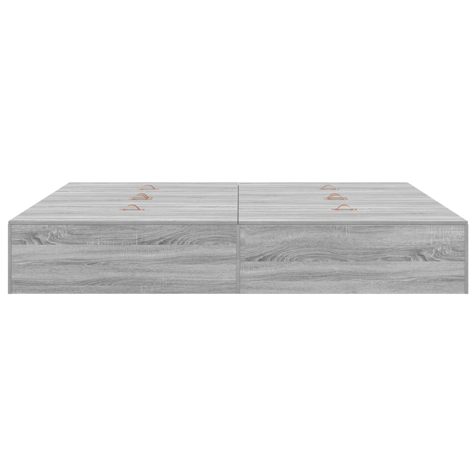 Opbergbedframe Grijs Sonoma 200 x 200 cm