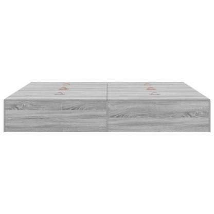 Opbergbedframe Grijs Sonoma 200 x 200 cm