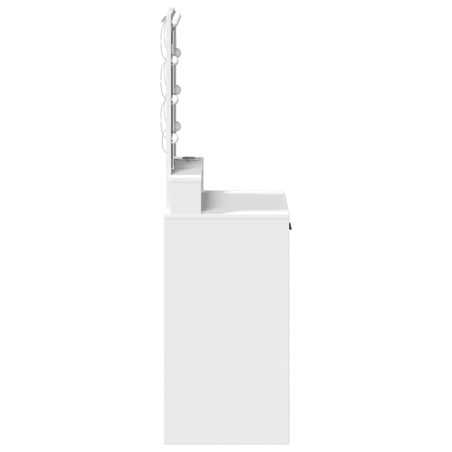 Kaptafel Met Led-Verlichting Wit 50 x 41 x 140 cm