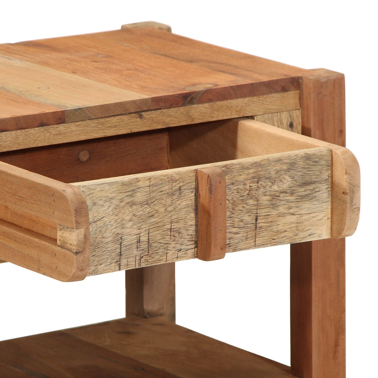 Tv-Kast 83X33X46 Cm Massief Gerecycled Hout