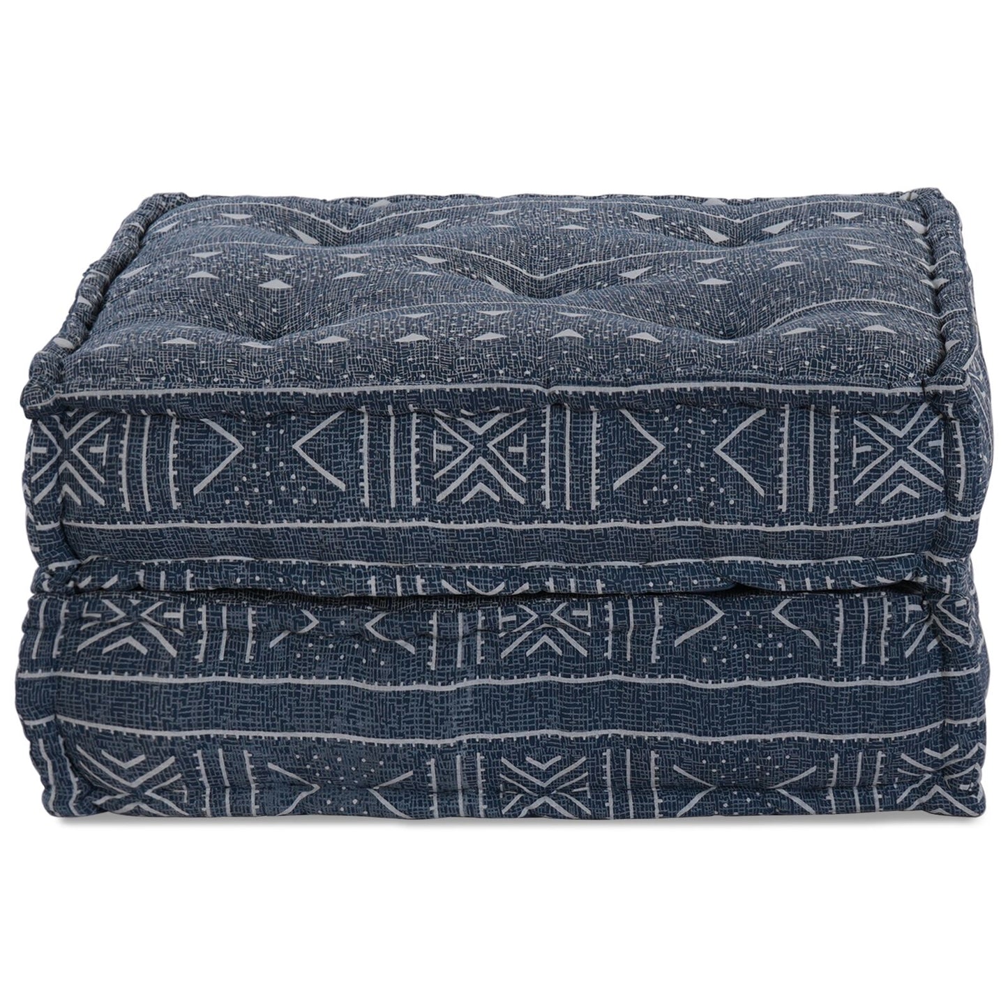 Modulaire Poef Indigo 70X70X36 Stof Indigo Print 70 x 70 x 36 cm Lounge bank