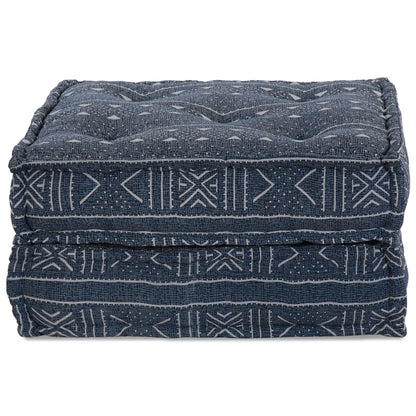 Modulaire Poef Indigo 70X70X36 Stof Indigo Print 70 x 70 x 36 cm Lounge bank