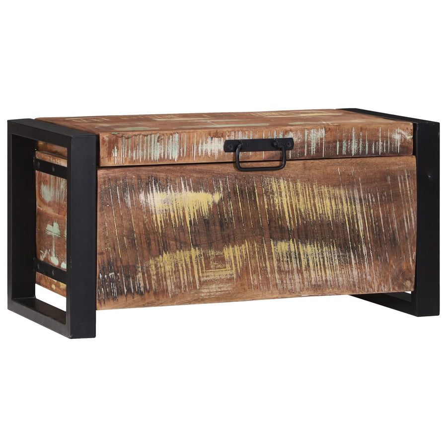 Opbergkisten 60X30X30Cm En Metaal 60 x 30 x 30 cm Massief gerecycled hout