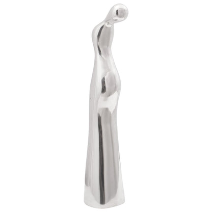 Beeld Zilver 10X16X49 Cm Aluminium