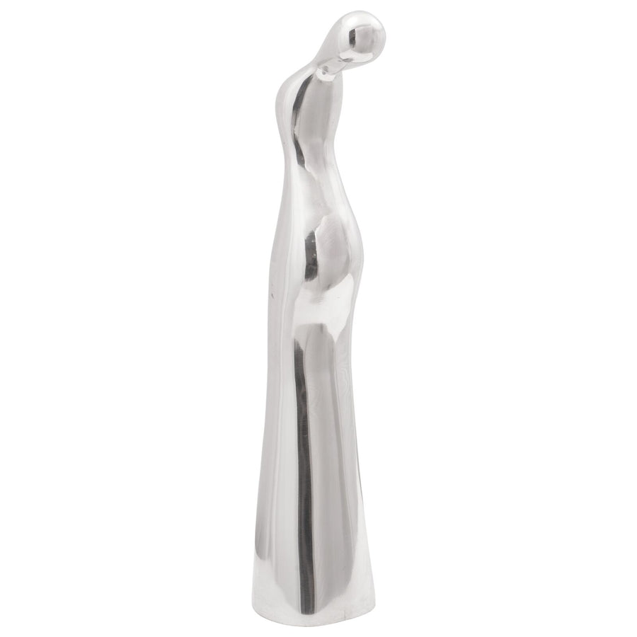Beeld Zilver 10X16X49 Cm Aluminium