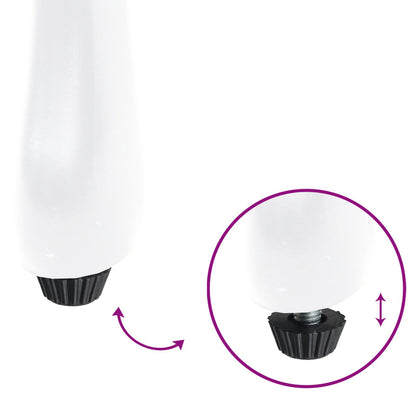 3-Delig Tuin Bistro Set Te Gietaluminium Wit