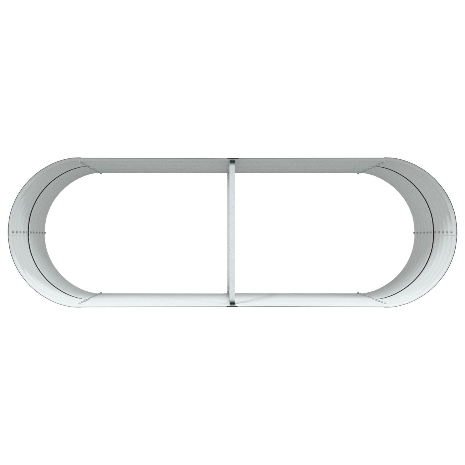 Tuinbed Gealvaniseerd Staal 240 x 80 x 81 cm Bruin