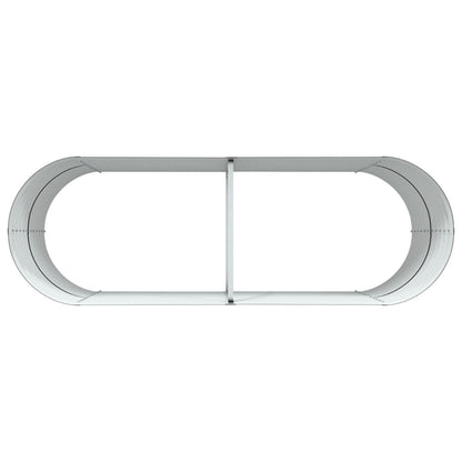 Tuinbed Gealvaniseerd Staal 240 x 80 x 81 cm Bruin