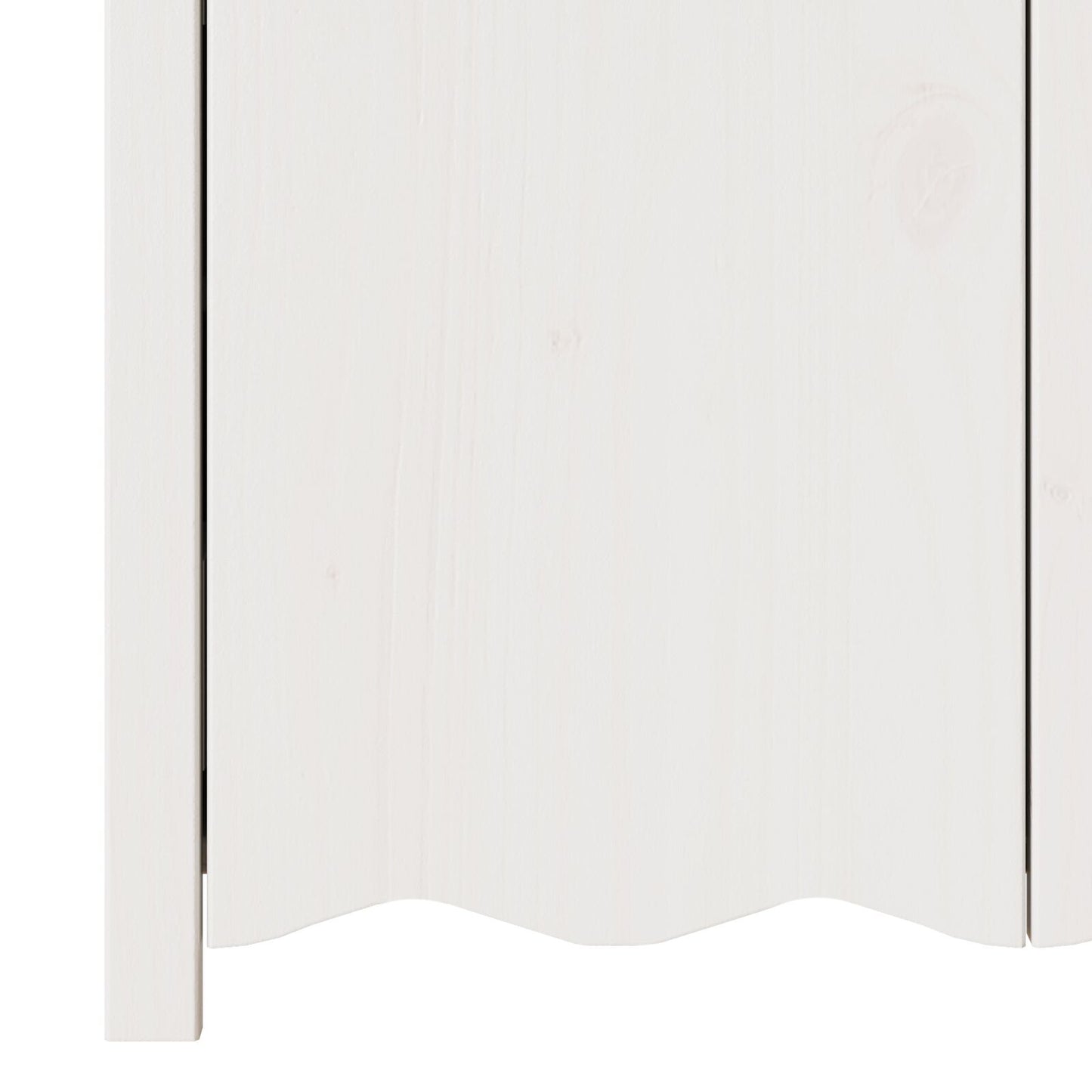 Dressoir ""Drammen"" 79X43X75,5 Cm Massief Hout Vuren Wit