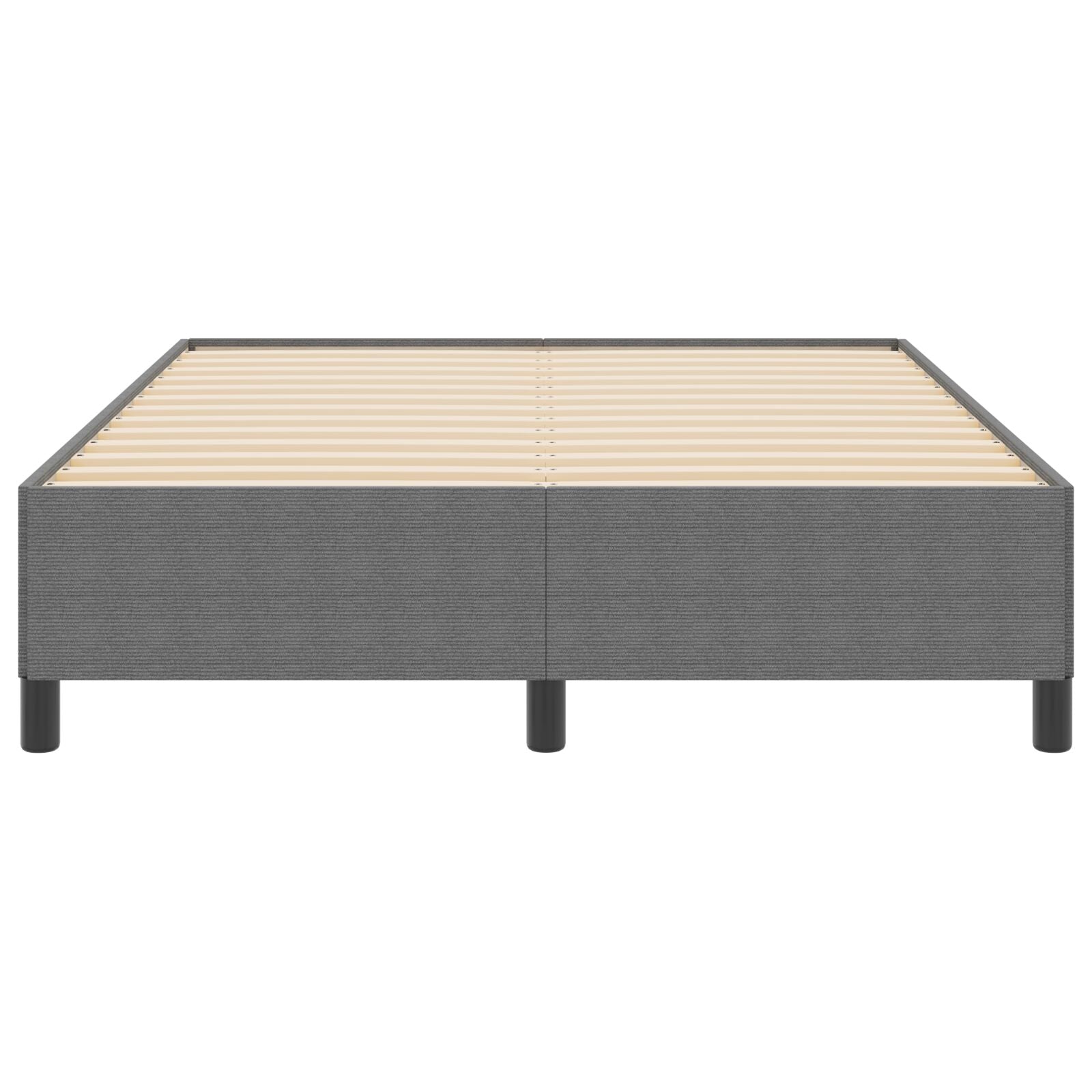Bedframe Katoen Lichtgrijs 160 x 200 cm