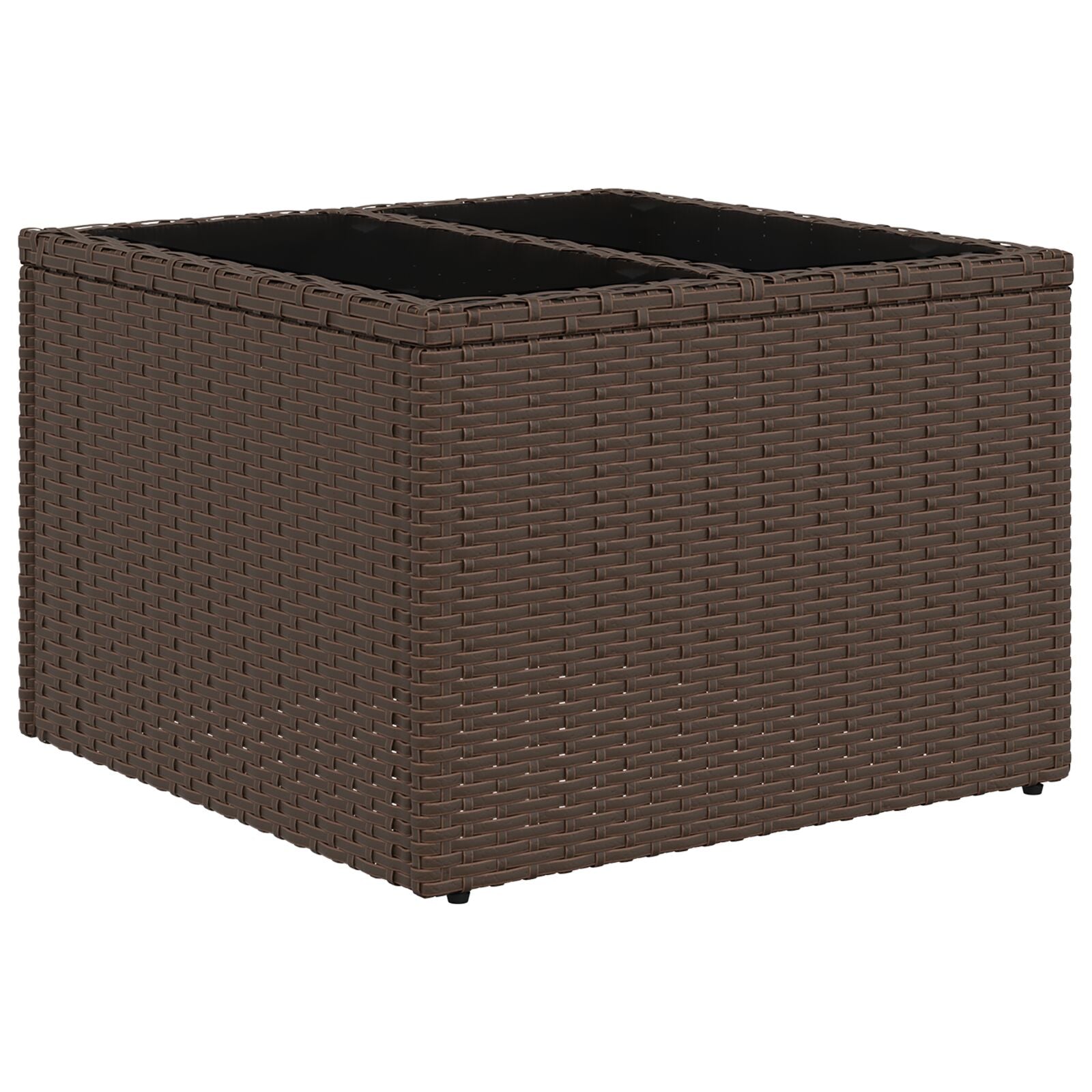 7-Delige Tuinbank Set Met Kussens Bruin Poly Rattan