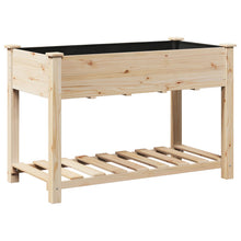 Tuinbak Met Rek 115X59X76 Cm Massief Houten Vuurhout 115 x 59 x 76.5 cm