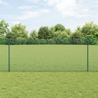 Tuinafzetting 1 x 25 m groen staal