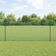 Tuinafzetting 1 x 25 m groen staal