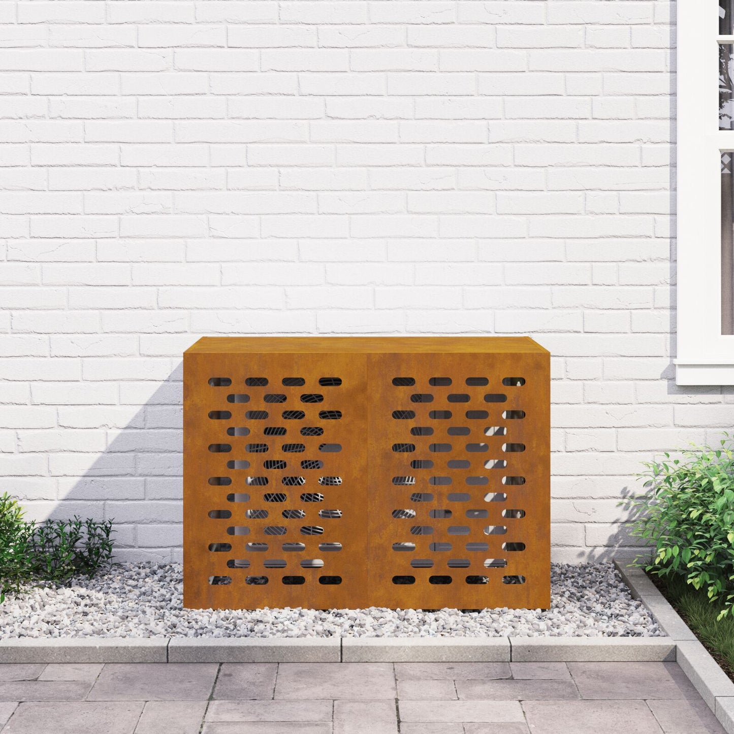 Ac Cover - Weerbestendige Staal Verweerd staal 100 x 50 x 70 cm