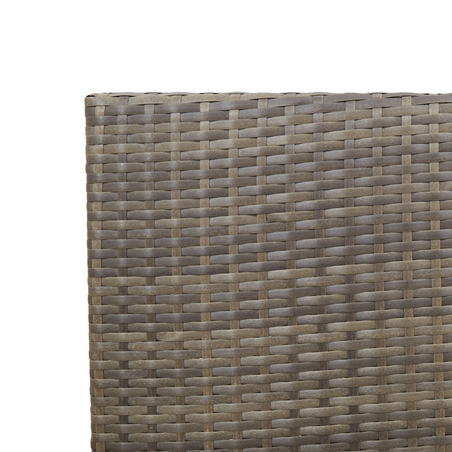 Stapelbare Tuinstoelen Met Kussens 2 Stuks Poly Grijs Rattan