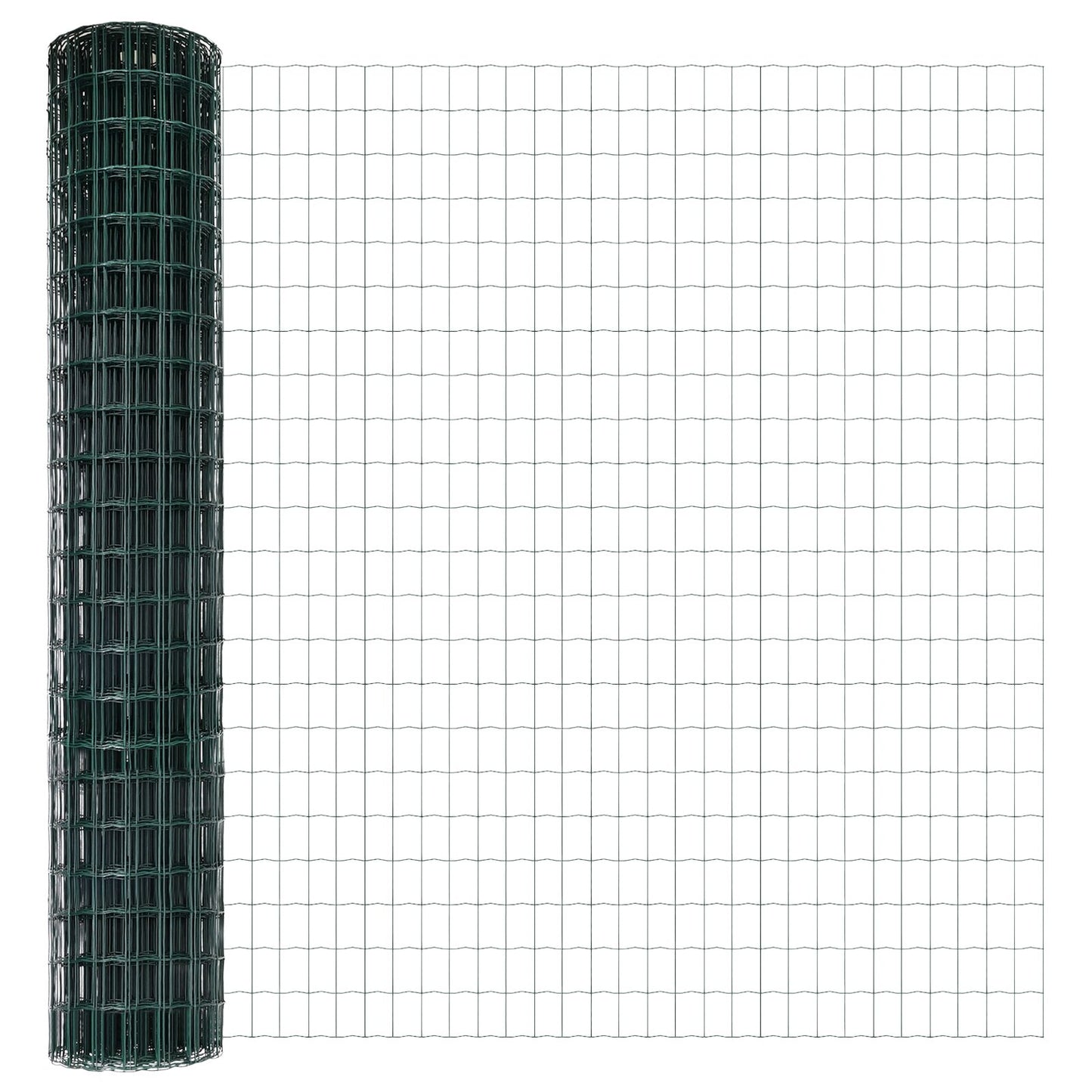 Tuinafscheiding Set Set Van 2 Groen Metaal 10 X 1,5 M Duurzaam