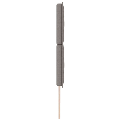 Hoofdbord Lijnen Ontwerp Stof Taupe 200 cm Hoog hoofdbord
